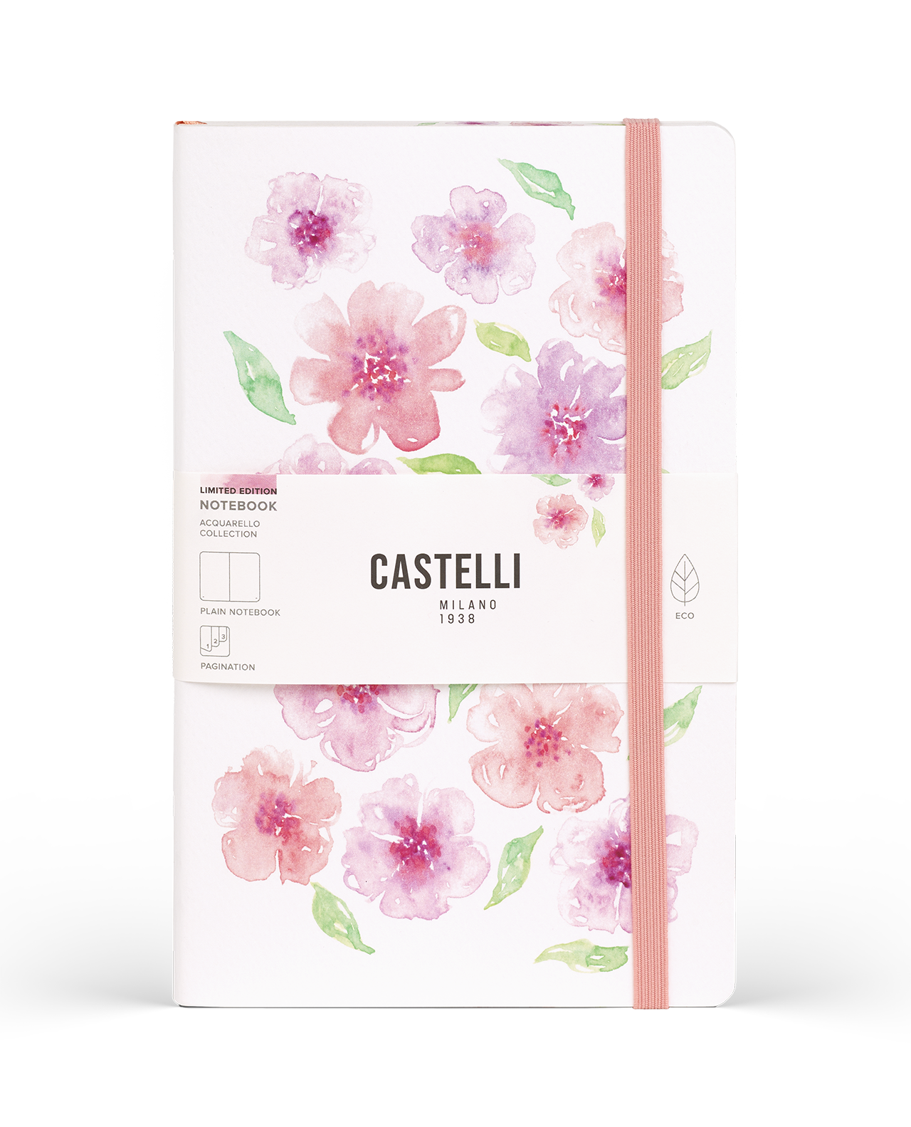 Cuaderno Acquarello Peach Flowers